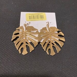 Gold Leaf Earrings